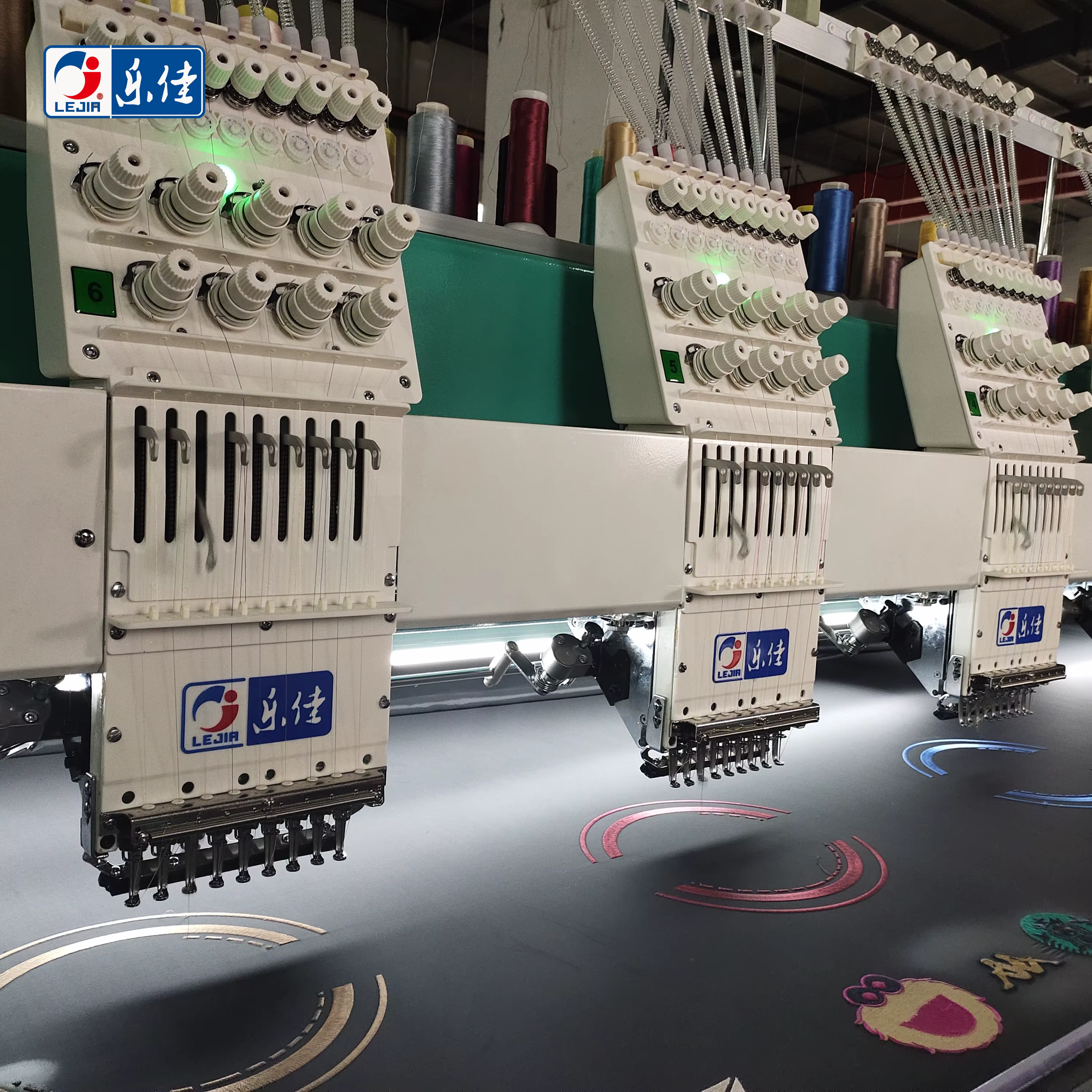 6 Head Flat Computerized Embroidery Machine — image 5