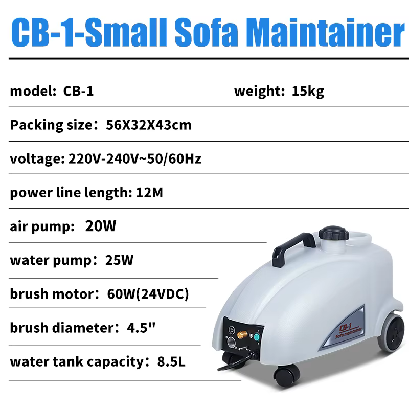 Commercial carpet foam three-in-one leather sofa cleaning machine for Hotel and Airport  — image 5