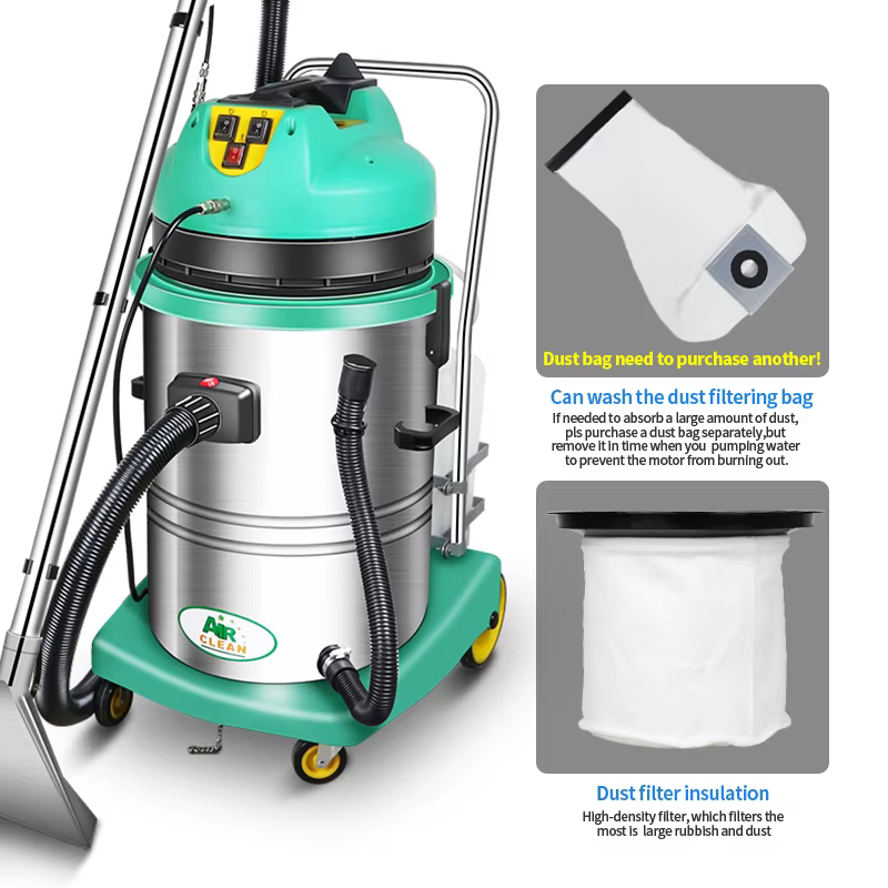 Carpet washing machine, spray and suction integration Internet cafe theater seat curtain fabric sofa auto scrubber — image 3