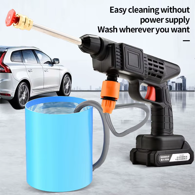Portable Hand Held Manual Car Washer — image 4