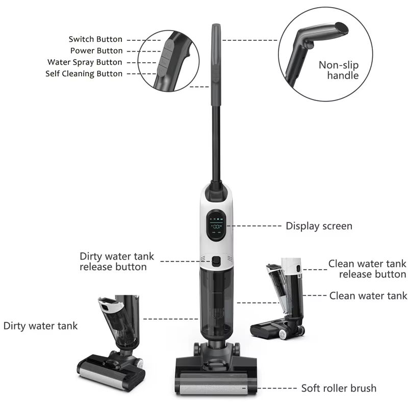 Battery Powered Wireless Vacuum Cleaner Wet — image 2