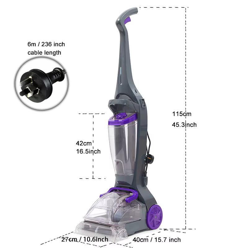 Wired Bagless Upright Vacuum Cleaners Carpet — image 5