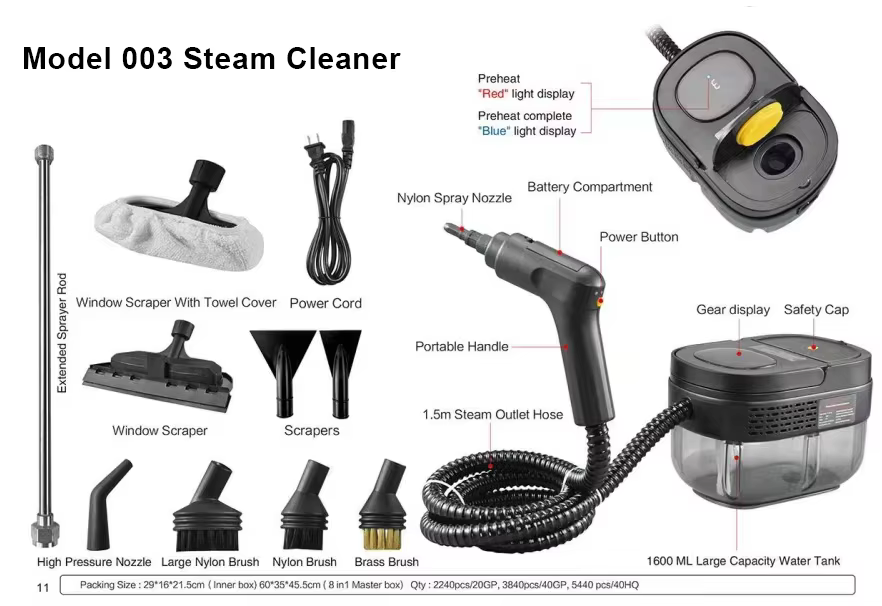 Portable Professional High Pressure Steam Vaccum — image 2