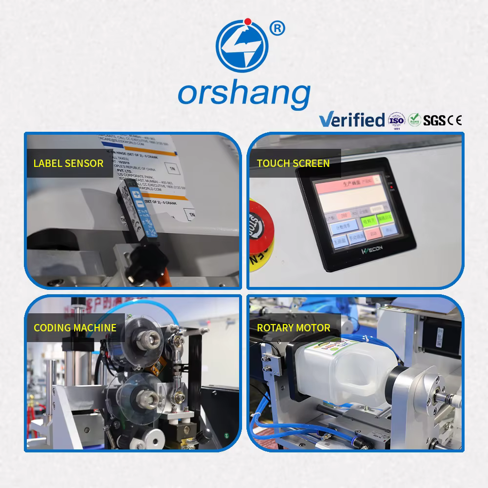 Orshang Semi Automatic Square Bottle Labeling — image 3