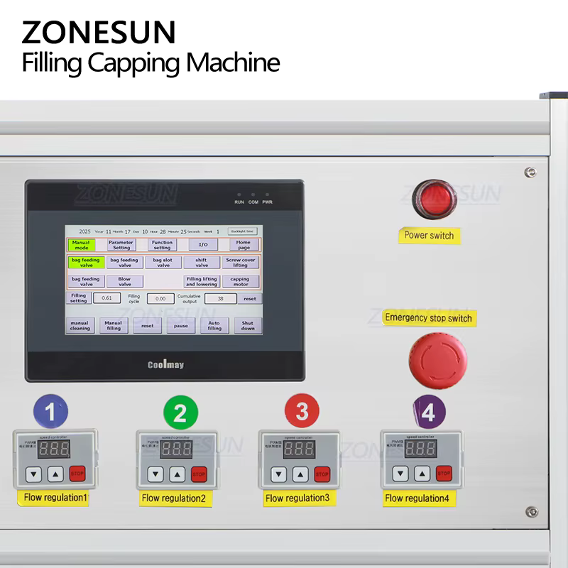 ZONESUN ZS ASPM4 Monoblock Automatic Four — image 2