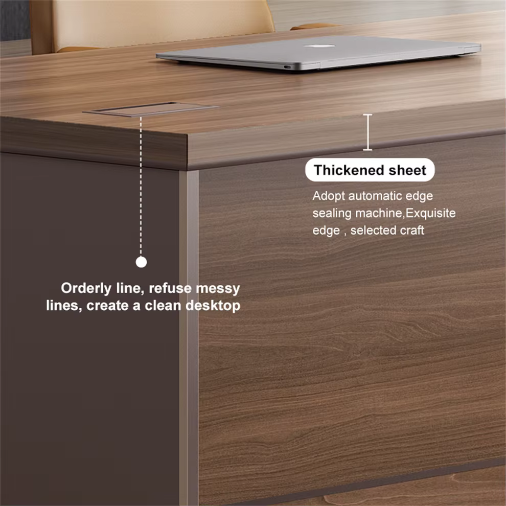 Luxury Executive L Shape Office Furniture — image 3