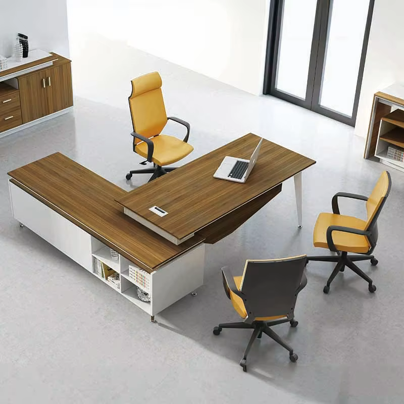 Modern Wooden Computer Desk Office Executive — image 2