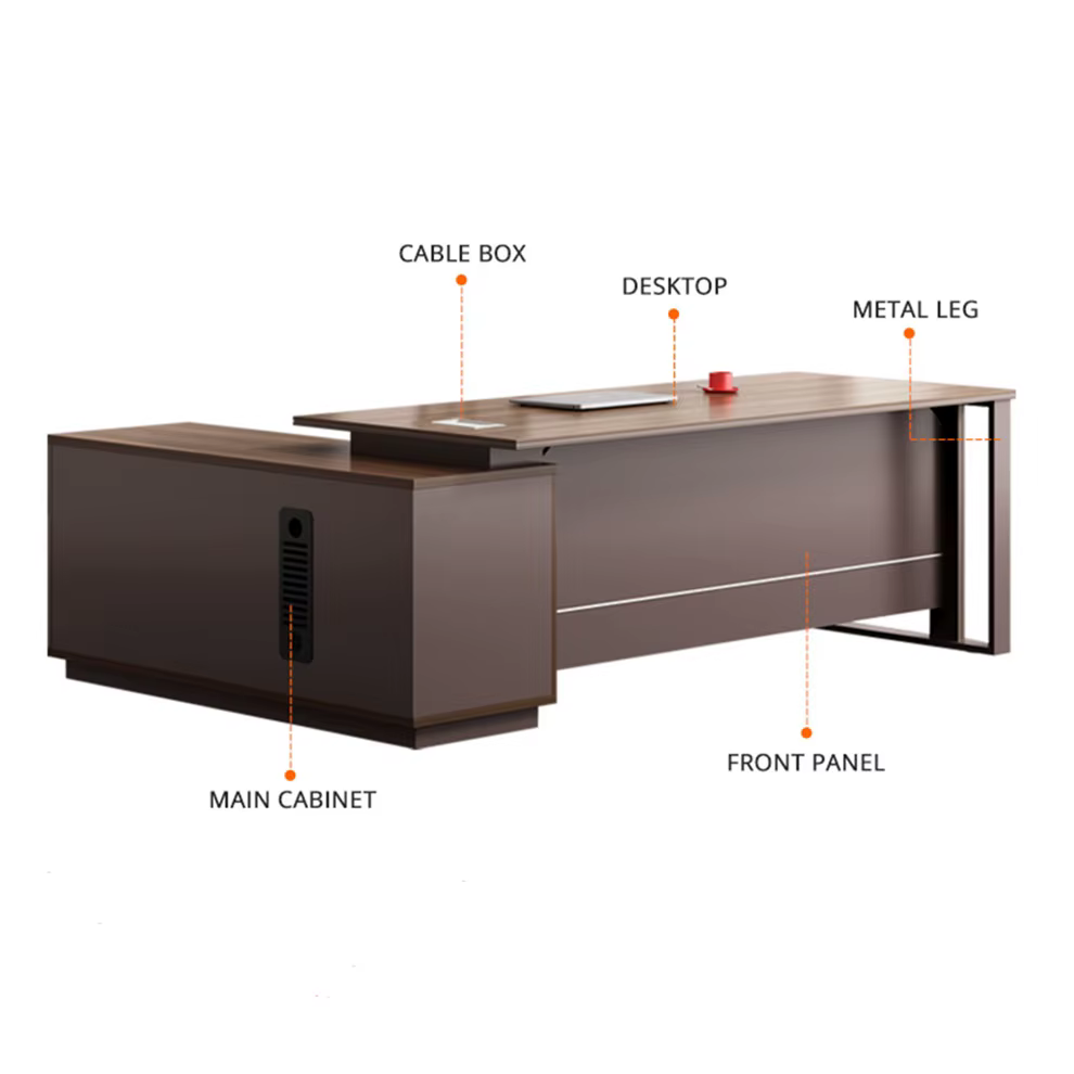 Executive Boss Working Table Desk With — image 2