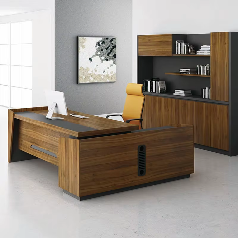 L Shaped Boss Office Table Luxury — image 2