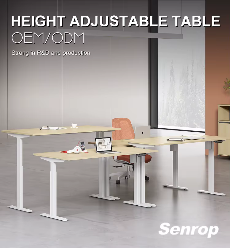 Electric Computer Table Adjustable Height Sit — image 4
