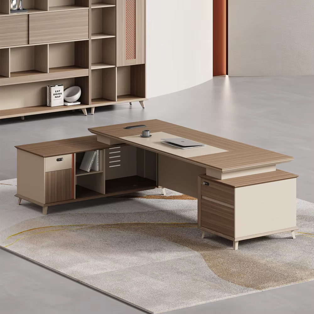 Modern Executive L Shaped Manager Table — image 4