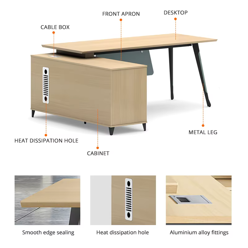 Luxury Boss Ceo Manager Office Desk — image 5