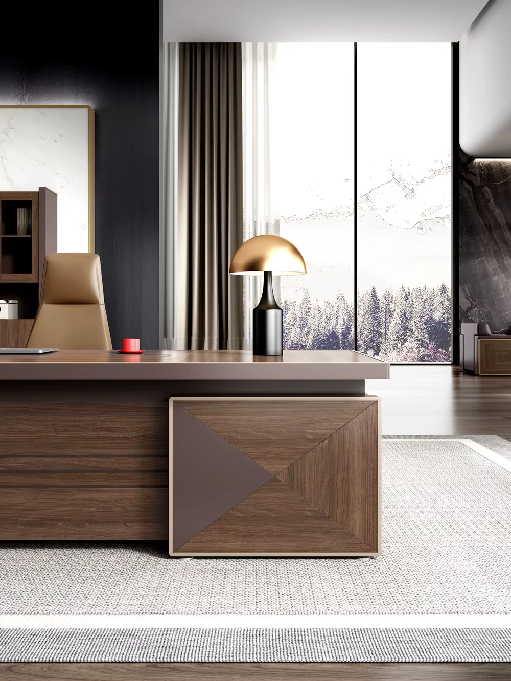 Modern Office Desk Executive Set Executive — image 3