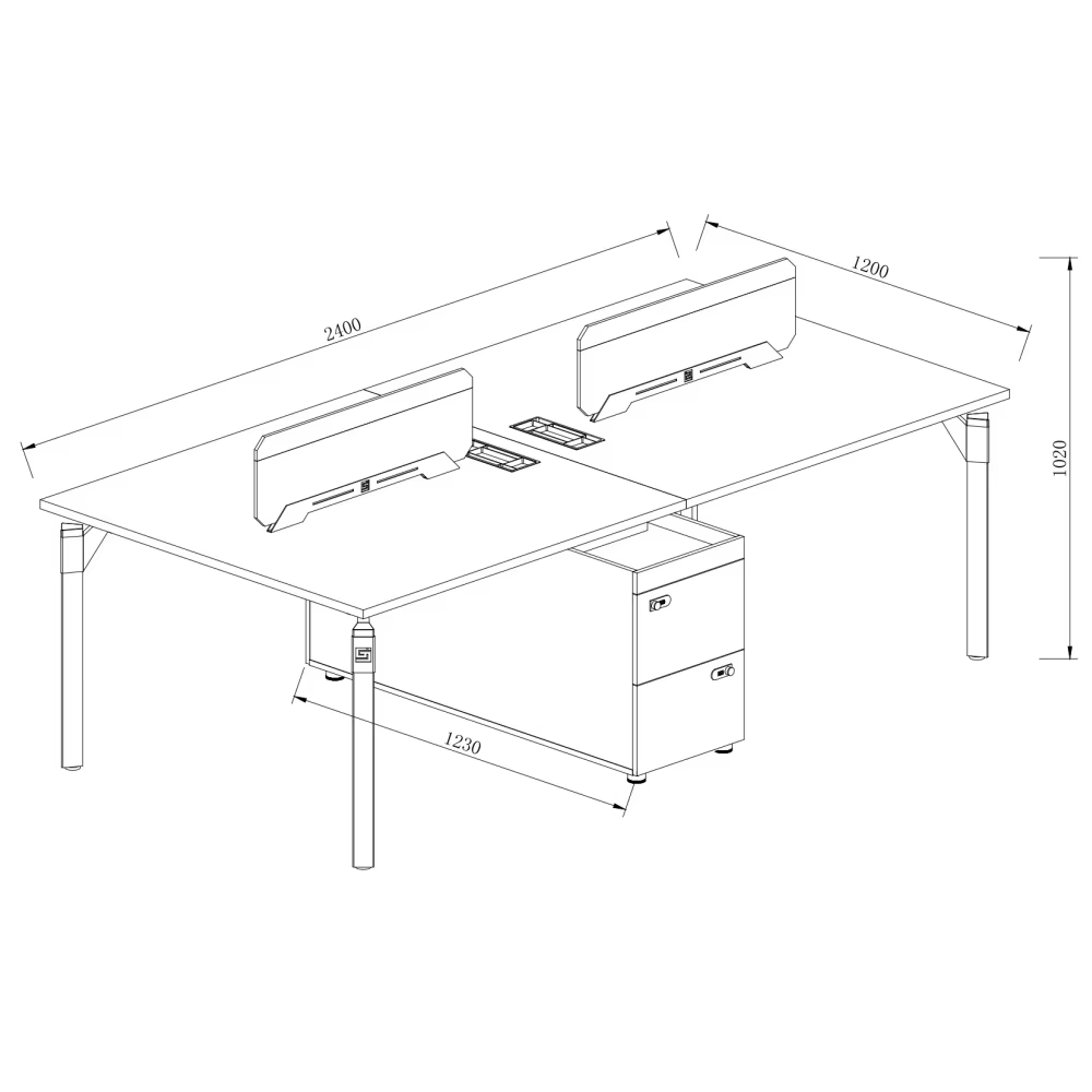 Commerical Office Furniture Luxury Desk Office — image 3