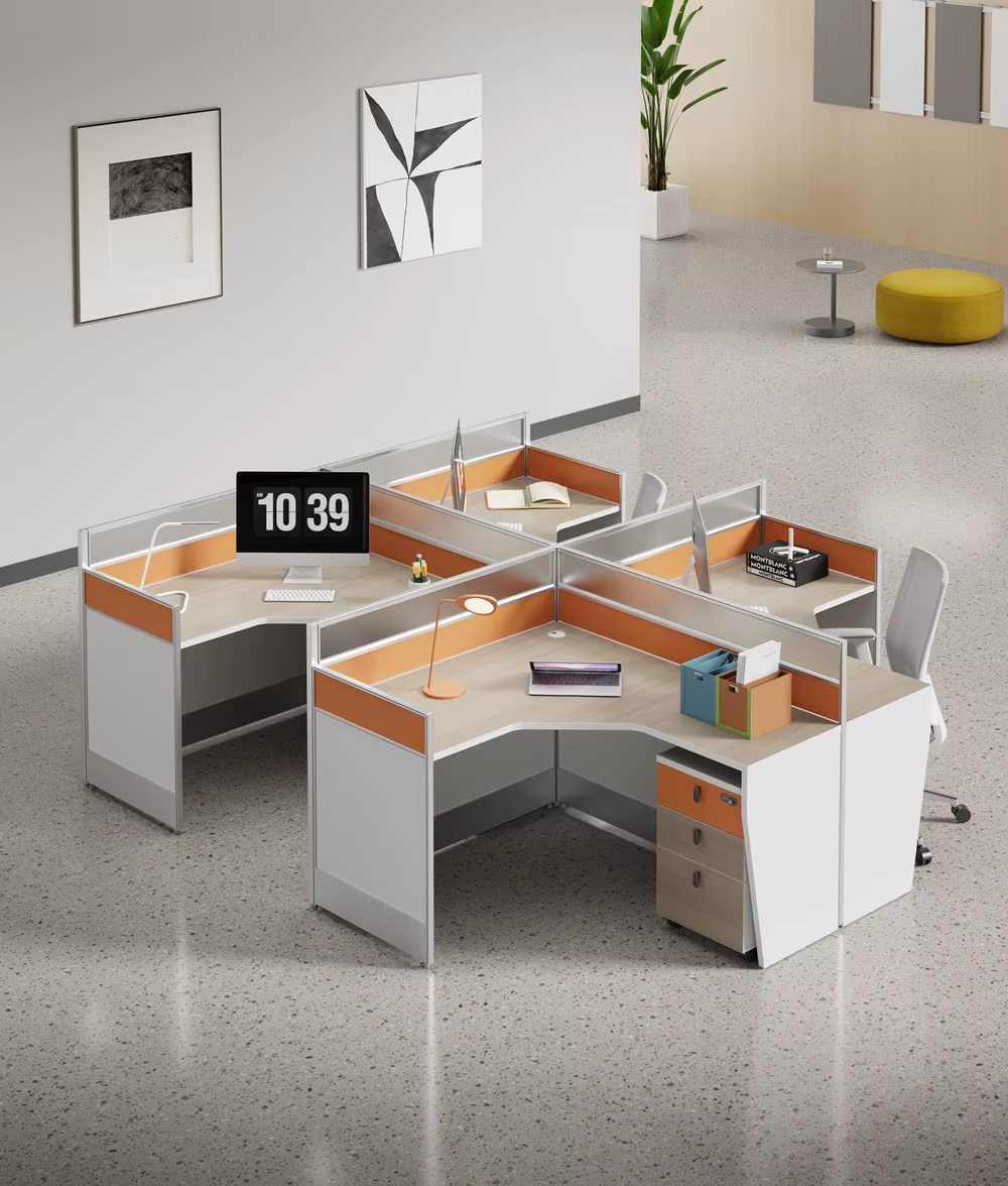 Modern Workstation Staff 1 Person Office — image 2