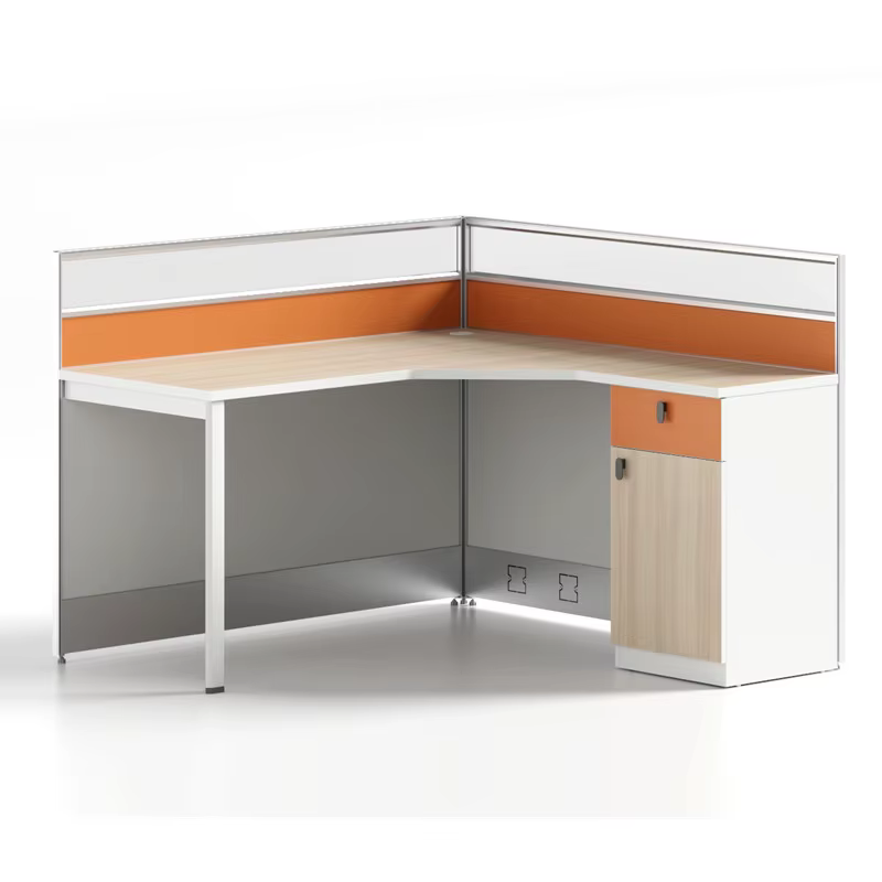 Industrial L Shaped Office Desk Computer — image 2