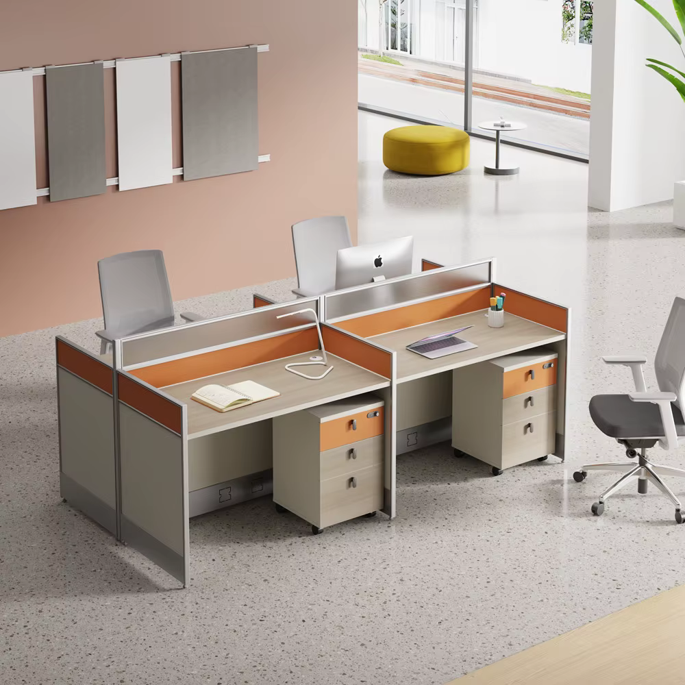 Customized Office Furniture Desk Partition Panel — image 2