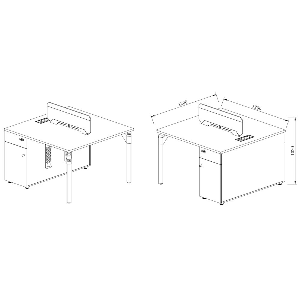 Office Desks And Workstations Wooden 2 — image 2