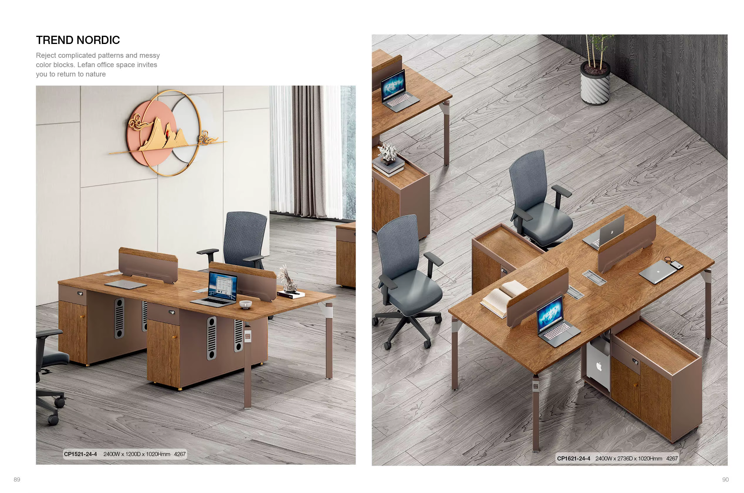 Partitions Staff Working Furniture Modular 4 — image 2