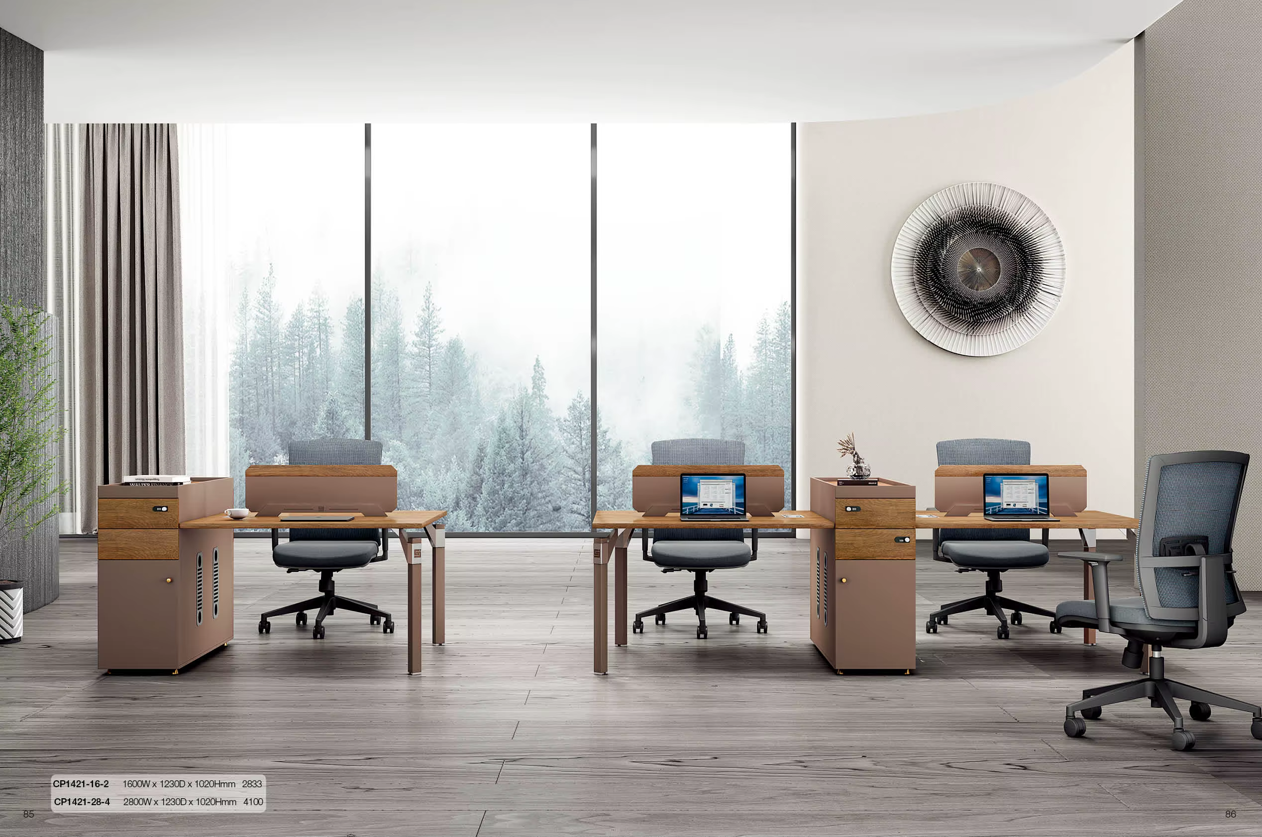 Staff Desk Simple Computer Desk 2 — image 2