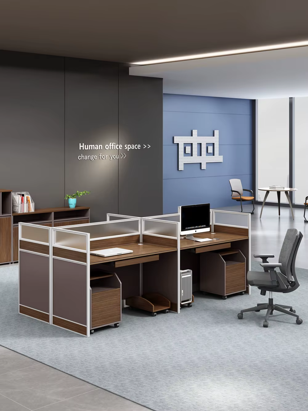 Modern Office Furniture Cubicles Modular Workstation — image 2