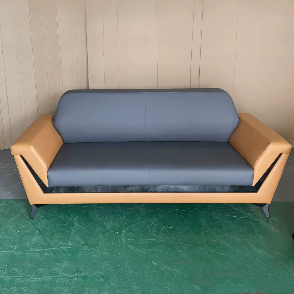 Office Furniture Modern Sectional Leather Office — image 2