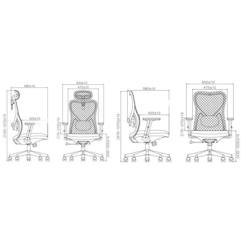Professional Office Chair High Back Swivel — image 6