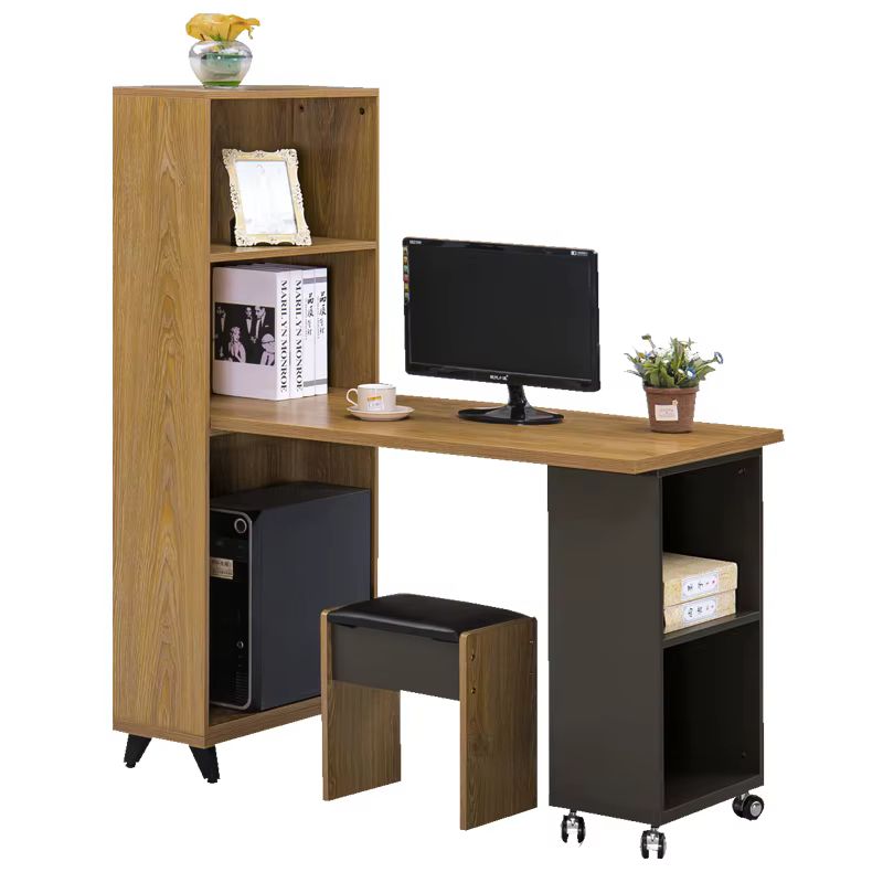 Computer Corner Desk Table With Chair — image 3