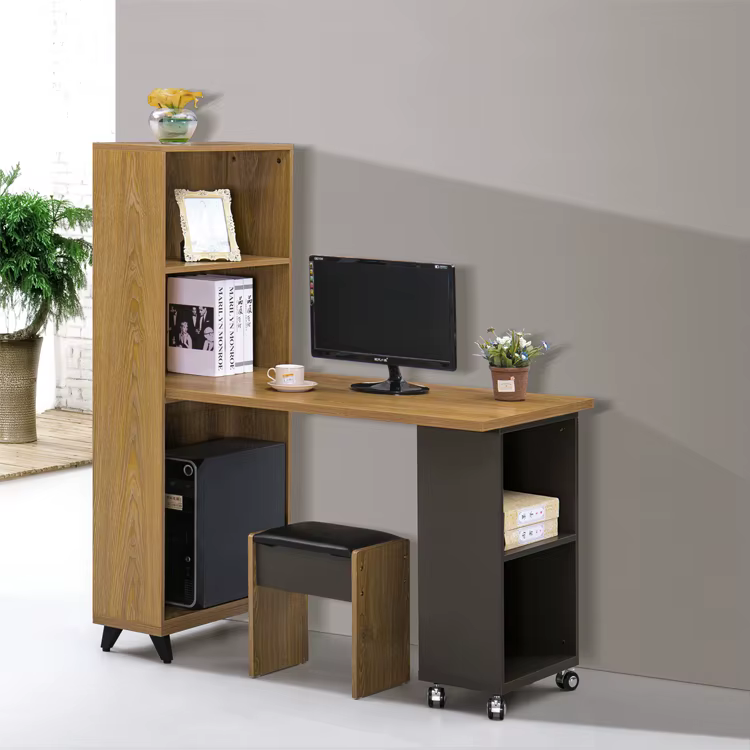 Computer Corner Desk Table With Chair — image 4