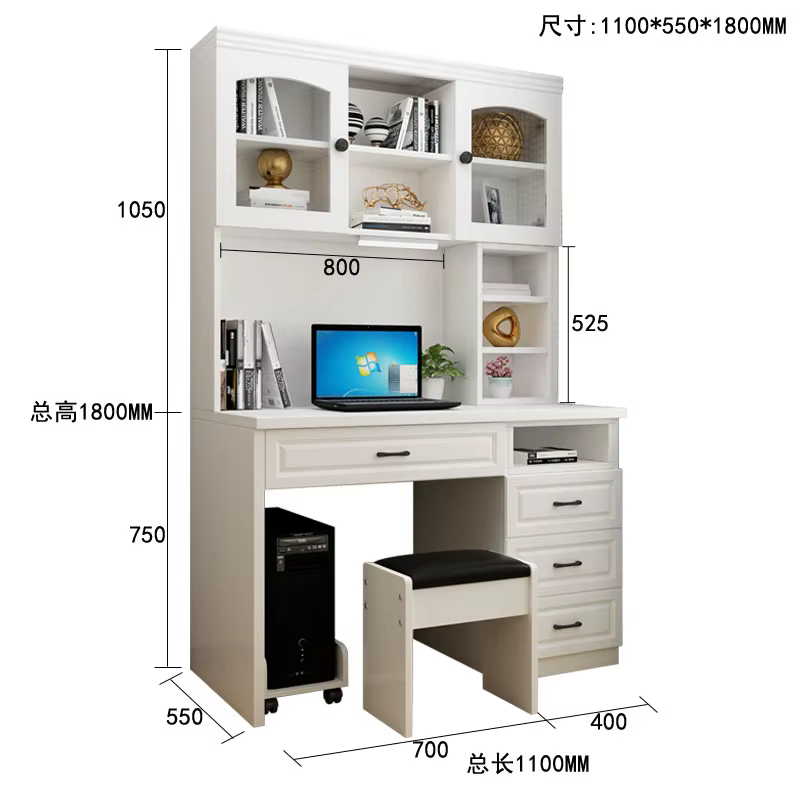 L Shape MDF Computer Table Guangzhou — image 5
