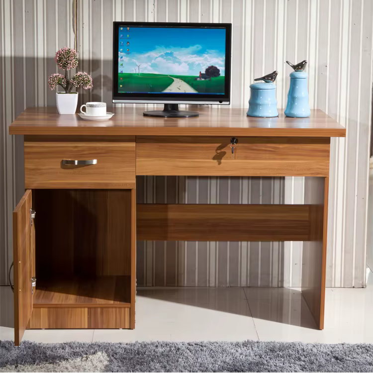 Desktop Table Furniture Wooden Table Desk — image 3
