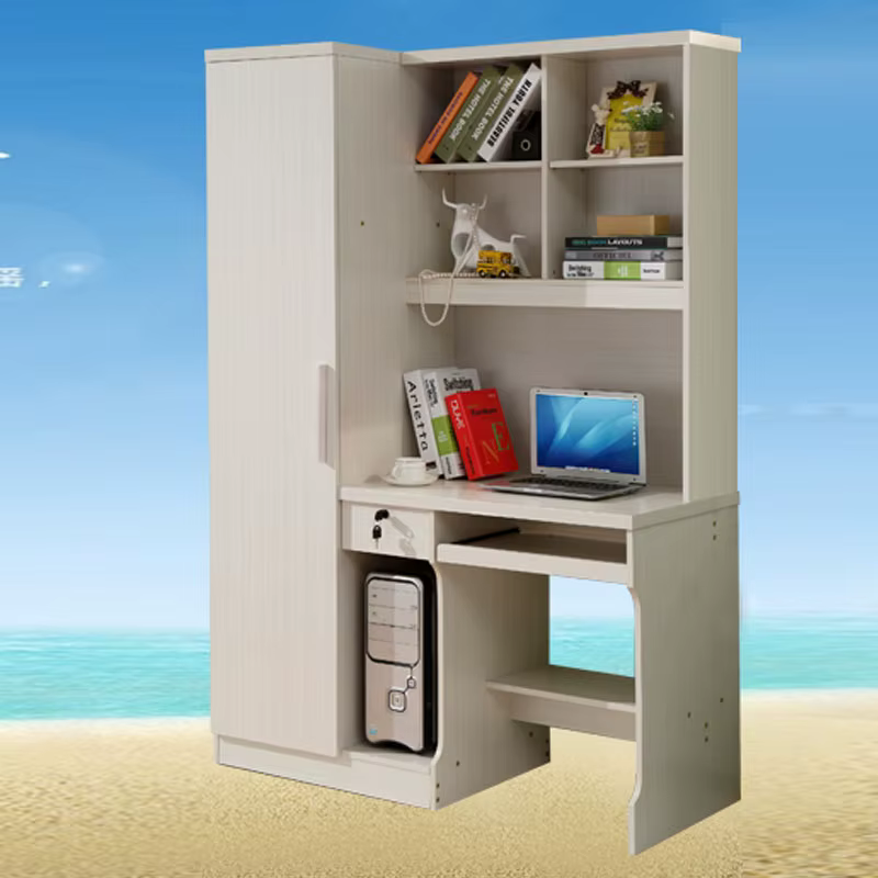 Guanghzou MDF Bedroom Wardrobe Computer Table With Wardrobe Designs — image 5