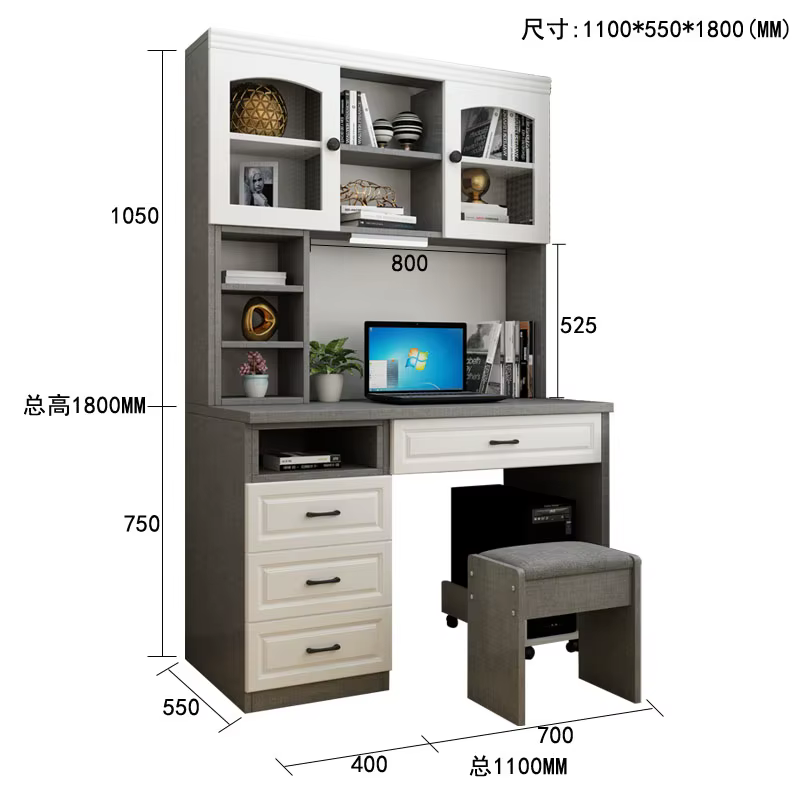 Modern Computer Desktop Table Stand Mdf — image 5