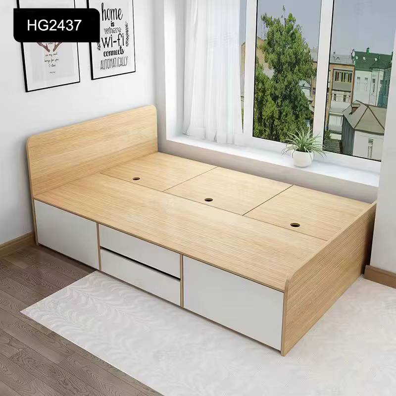 Tatami Frame Box Bedroom Furniture Wooden — image 2