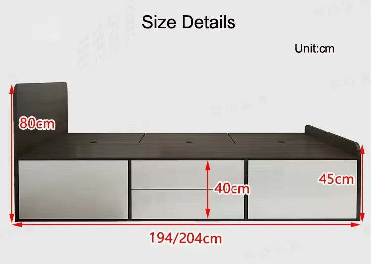 Tatami Frame Box Bedroom Furniture Wooden — image 6