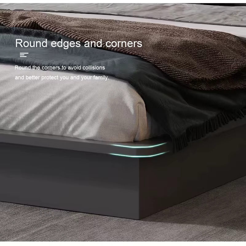 Night Table Bedside Black Queen Morden — image 4