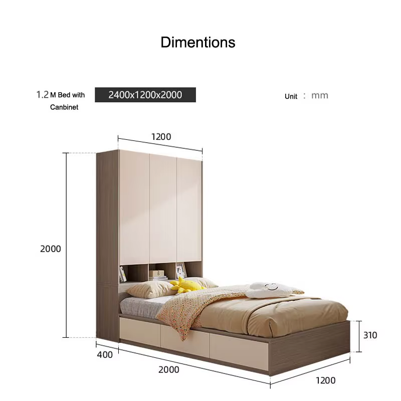 Storage Comforter Set Multifunction Modern Single — image 5