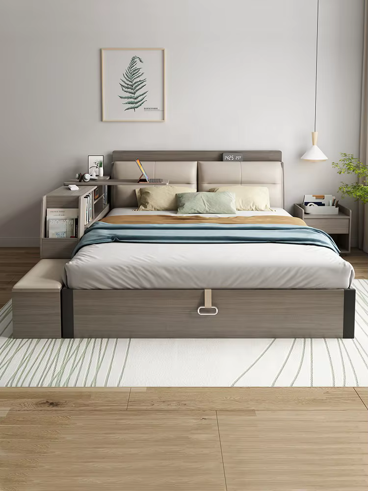 Space Saving Double Cabinet Queen Wood — image 5