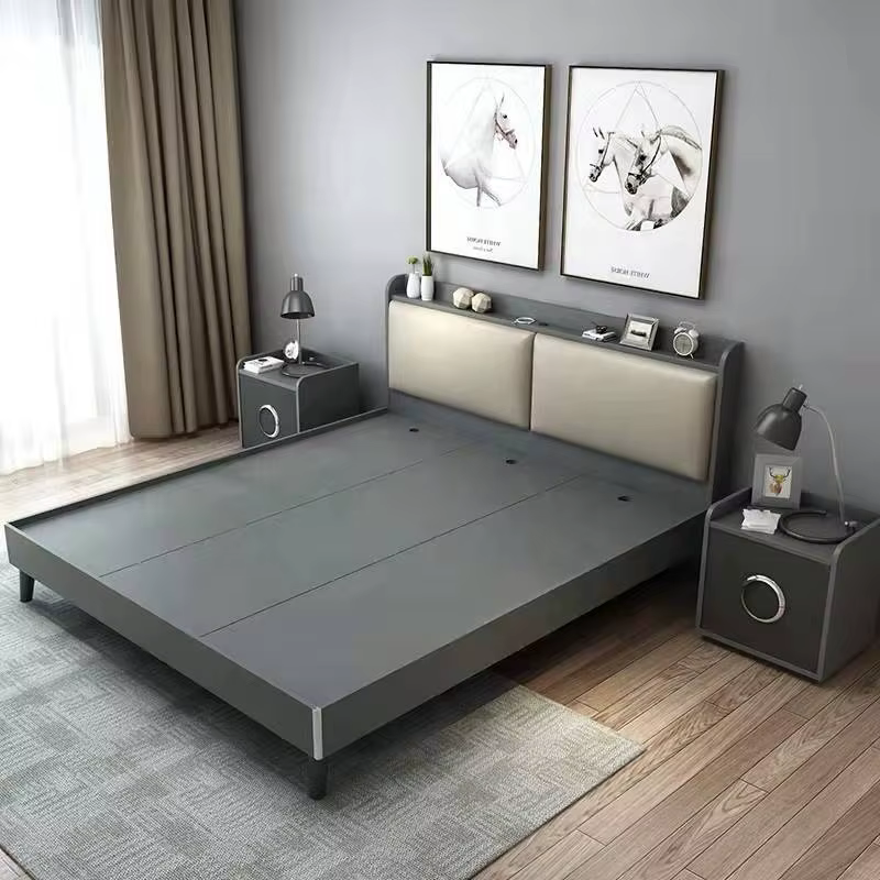 Modern 2022 Latest Upholstered Frame Double — image 4