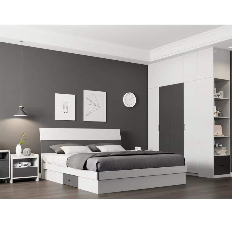 Studded Full Size Bed Frame With — image 3