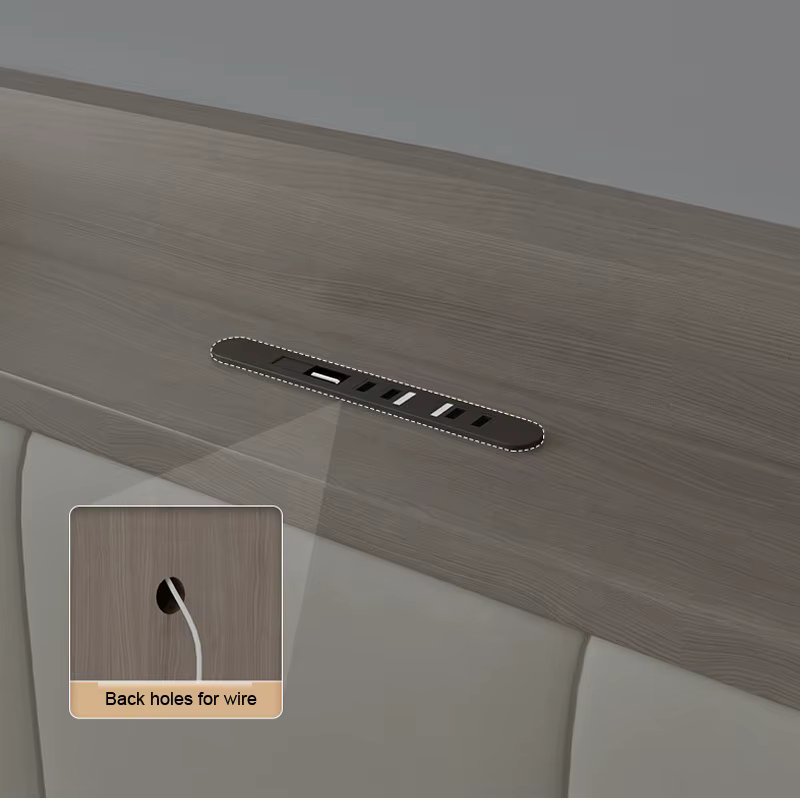 Low Platform Wooden Queen Family Bed — image 5