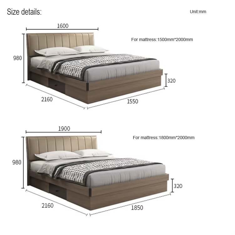 King Sleeping Panel Adult Wooden Single — image 3