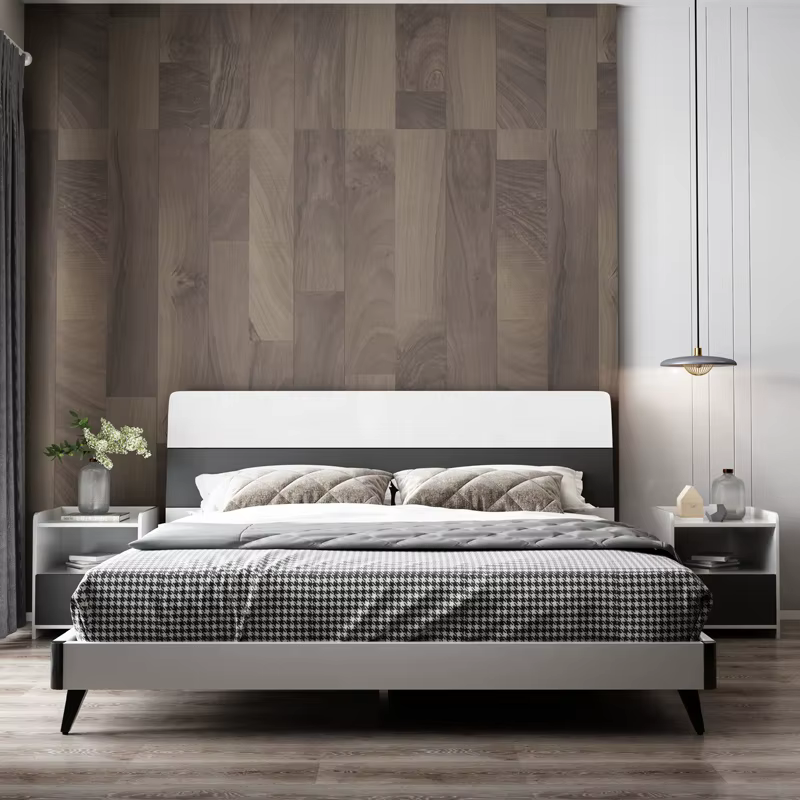 Modern Queen Size Bed Frame — image 2