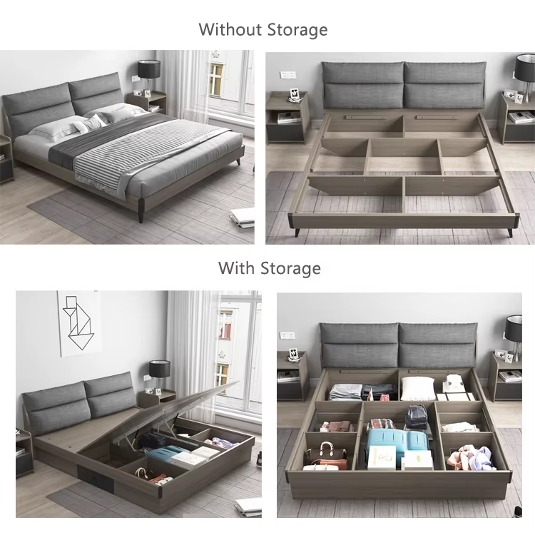 PU Bed Headboards Space Saving Bed — image 5