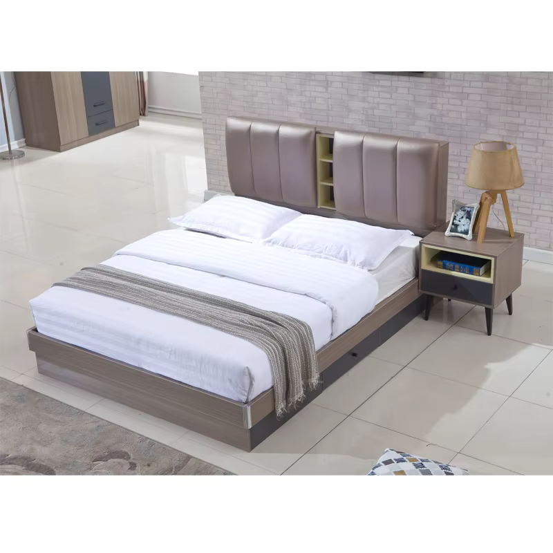 Latest Double Space Saving Bed Designs With Storage   — image 2
