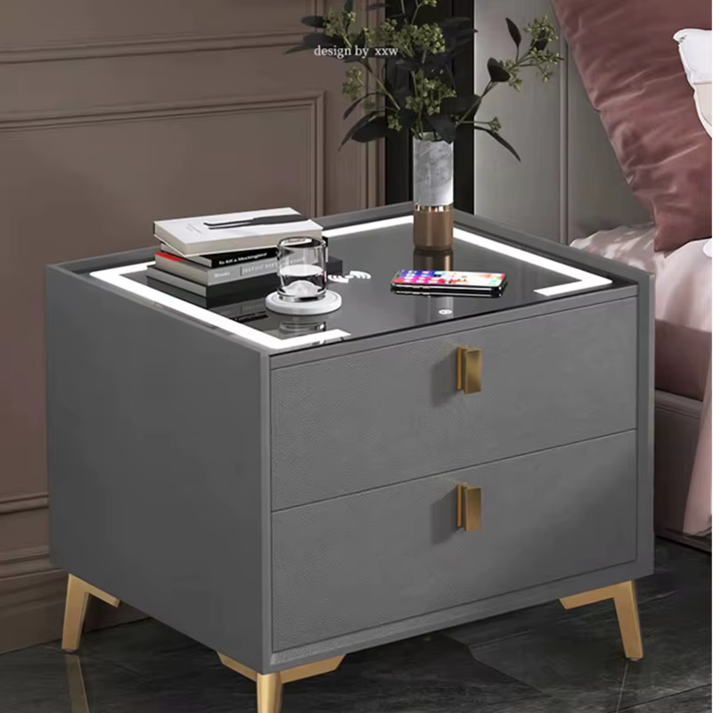 Double Side Table Minimalist Rechargeable Furniture — image 2