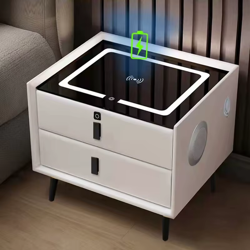 Double Side Table Minimalist Rechargeable Furniture — image 3