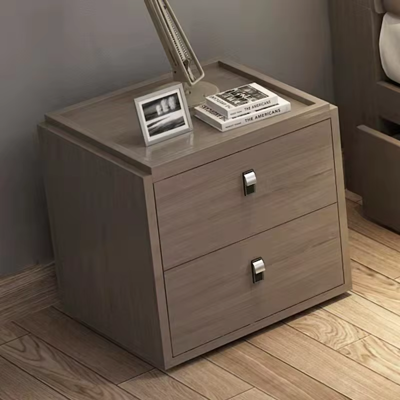 Wooden Bedroom Furniture Modern Bedside Corner — image 2