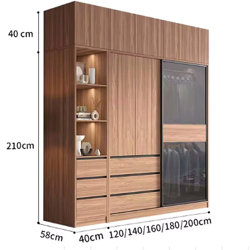 Drawer Walk Fully Assembled Modern Bedroom — image 6