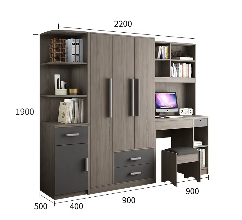 3 Door Latest 2022 Wooden Room — image 6